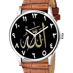 CSAMON Men Leather Bracelet Style Straps Analogue Watch 1018SLV Islamic NUM07 Beige L_SH-image-31