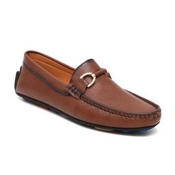 Stylwin Men Textured Loafers-image-70