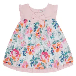 YOUNG BIRDS Floral Print A-Line Dress-30