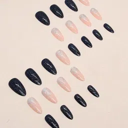 The Pink Truck Set of 24 Artificial Reusable Nails With Crush Design-23