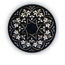 VAH Kya Bat Hai !! Black Traditional Textured Wooden Wall Hanging-image-41