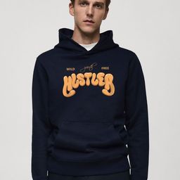 MISCHIEF MONKEY Men Printed Hooded Sweatshirt-image-59