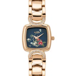 Helix Women Printed Dial & Stainless Steel Bracelet Style Straps Analogue Watch TW063HL02T-image-12