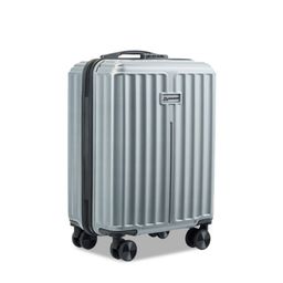 MOVE-MEANT Textured Hard-Sided Cabin Trolley Bag-17