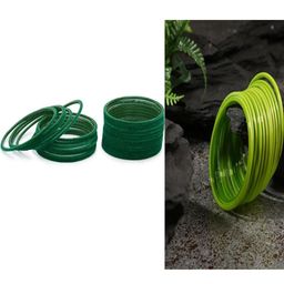 Somil Classic Combo Glass Bangles | Simple Chudi Set For Women & Girls | Daily Use & Special Occasions, Combo Of 2 Set, Green, Dhani-image-83