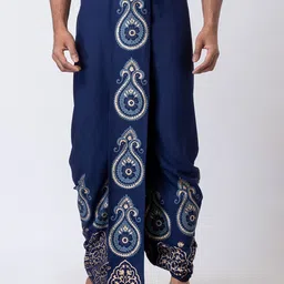 Nakshi Men Printed Pure Cotton Dhotis-picture-38