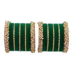 Shinemore Set Of 42 Stone-Studded Bangles-image-41
