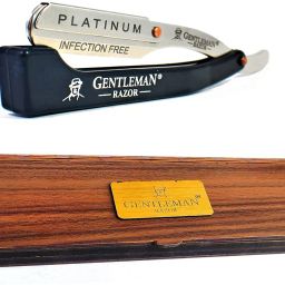 Stainless Steel Straight Edge Barber Razor For Men With Box, Men-image-31