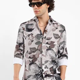 Campus Sutra Men Comfort Opaque Printed Casual Shirt-image-93