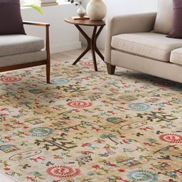 Kaleen India Red Polyester Carpets-44