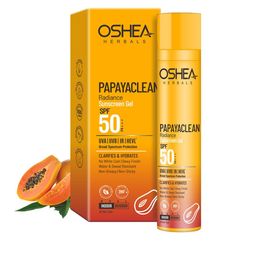 Oshea Herbals Papayaclean Radiance Sunscreen Gel SPF50 PA+++ - 50 ml-7