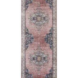 OBSESSIONS Brown & White Printed Anti-Static Floor Runner image 3