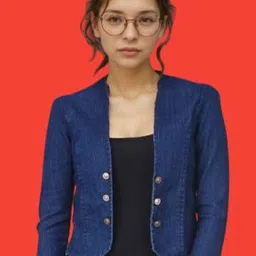 OOTPTAANG Cotton Crop Button Shrug-41