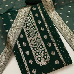 Soch Printed Silk Crepe Unstitched Dress Material-image-61