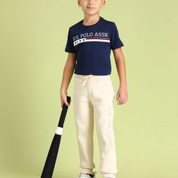 U.S. Polo Assn. Kids Boys Embroidered Regular Fit Joggers-image-72