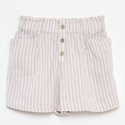 KIABI Girls Striped High-Rise Shorts-picture-24
