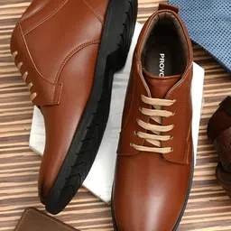 Provogue Men Derbys Tan Moisture Wicking Technology Casual Shoes-picture-17