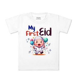 Arvesa Kids Typography Printed Applique T-shirt-image-28