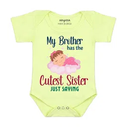 Arvesa Cutest Sister Printed Bodusuit-picture-55
