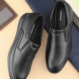 Provogue Men Textured Formal Slip-Ons-image-48