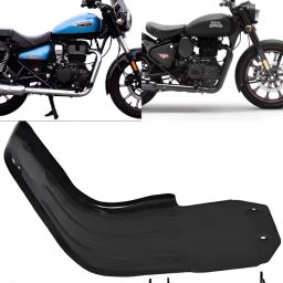 HEAVY QUALITY REBORN METEOR 350 BLACK SUM GUARD Bike Engine Guard Bike Engine Guard-image-3