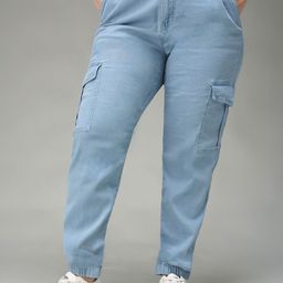 Miss Chase A+ Women Regular Fit High-Rise Heavy Fade Stretchable Jeans-image-31