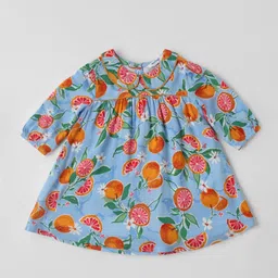Nauti Nati Tropical Print Peter Pan Collar Empire Dress-picture-38