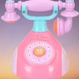 Musical Toys Children's Phone Toy Simulation Retro Phone Landline Baby Phone..-24