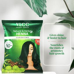 VLCC Set Of 3 Natural & Herbal Heena Hair Color For Grey Coverage - 120 g Each image 2