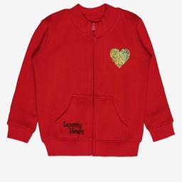 Bodycare Kids Girls Fleece Tailored Jacket with Patchwork-picture-1