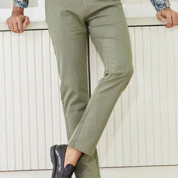 MR BUTTON Men Tailored Chinos Trousers-image-83
