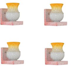 SOMIL Yellow Glass Cylinder Printed Wall Lamps-image-83