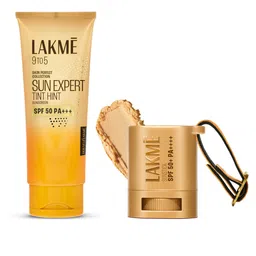 Lakme Set of SPF50 Mini Sunstick - 8g & Tinted Sunscreen - 100ml-32
