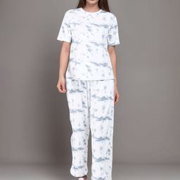Lugo Printed Round Neck T-Shirt With Trousers-picture-17