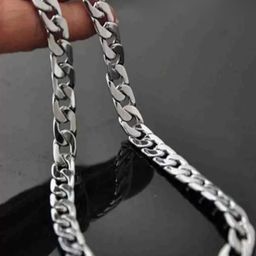 Elite creation Unisex Silver-Plated Chain-36