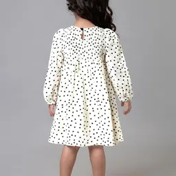Hopscotch Girls Cotton Empire Dresses-picture-49