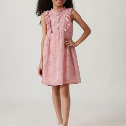 One Friday Floral Lace A-Line Dress-image-36