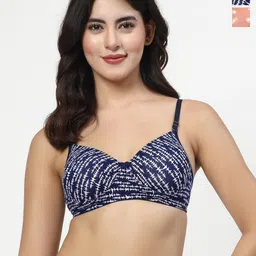 Docare Women Pack of 2 Full Coverage Lightly Padded and Non-Wired  Abstract Bra-image-8