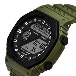 FELIZER Men Dial & Textured Straps Analogue and Digital Watch F147-LSKA-Green image 4
