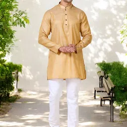 TATTVA Men Thread Work Kaftan Kurta-20