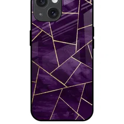 QRIOH Geometric Printed iPhone 15 Back Case Mobile Accessories-picture-0