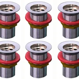Premium Quality Stainless Steel 32 mm Full Thread Waste Coupling for Wash Basin Bathtub Sink Waste Coupling Pack of 10 Alcove Bathtub-image-51