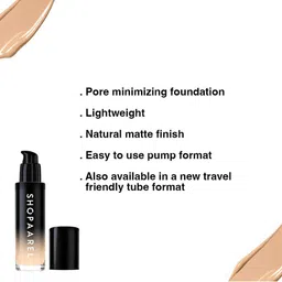 Shopaarel Extra Blend Matte Water Proof & Long Lasting Foundation - 30 ml -Shade - 03 image 5