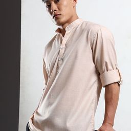 THE BEETEL HOUSE Men Solid Cotton Casual Shirt-picture-5