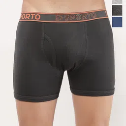 Sporto by Macho Pack Of 3 Mid Rise Trunk-picture-36