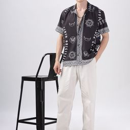 Vestirio Men Relaxed Floral Opaque Printed Casual Shirt-image-136