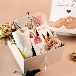 Giftcarnation White Gift Hamper for Her-37