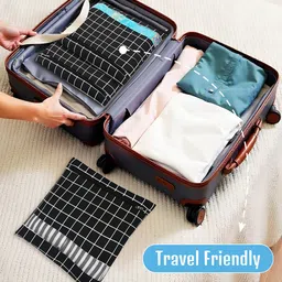 Kuber Industries Black Set of 6 Regular Drawer Organiser Organisers image 3