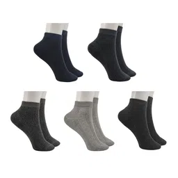 Fruvanta Pack Of 5 Patterned Ankle Length Socks-11