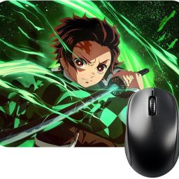 FINIXSTORE Premium Kamado Tanjiro With Sword Printed (9 inch x 7 inch) Non Slip Base Mousepad-image-95